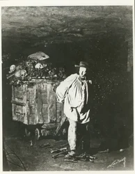 Interior of Catacombs, Paris